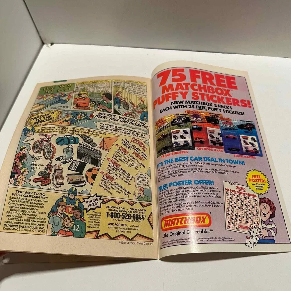 ATARI FORCE 5 MAY 84‎ Face to Face with the Dark Destroyer Comic Book